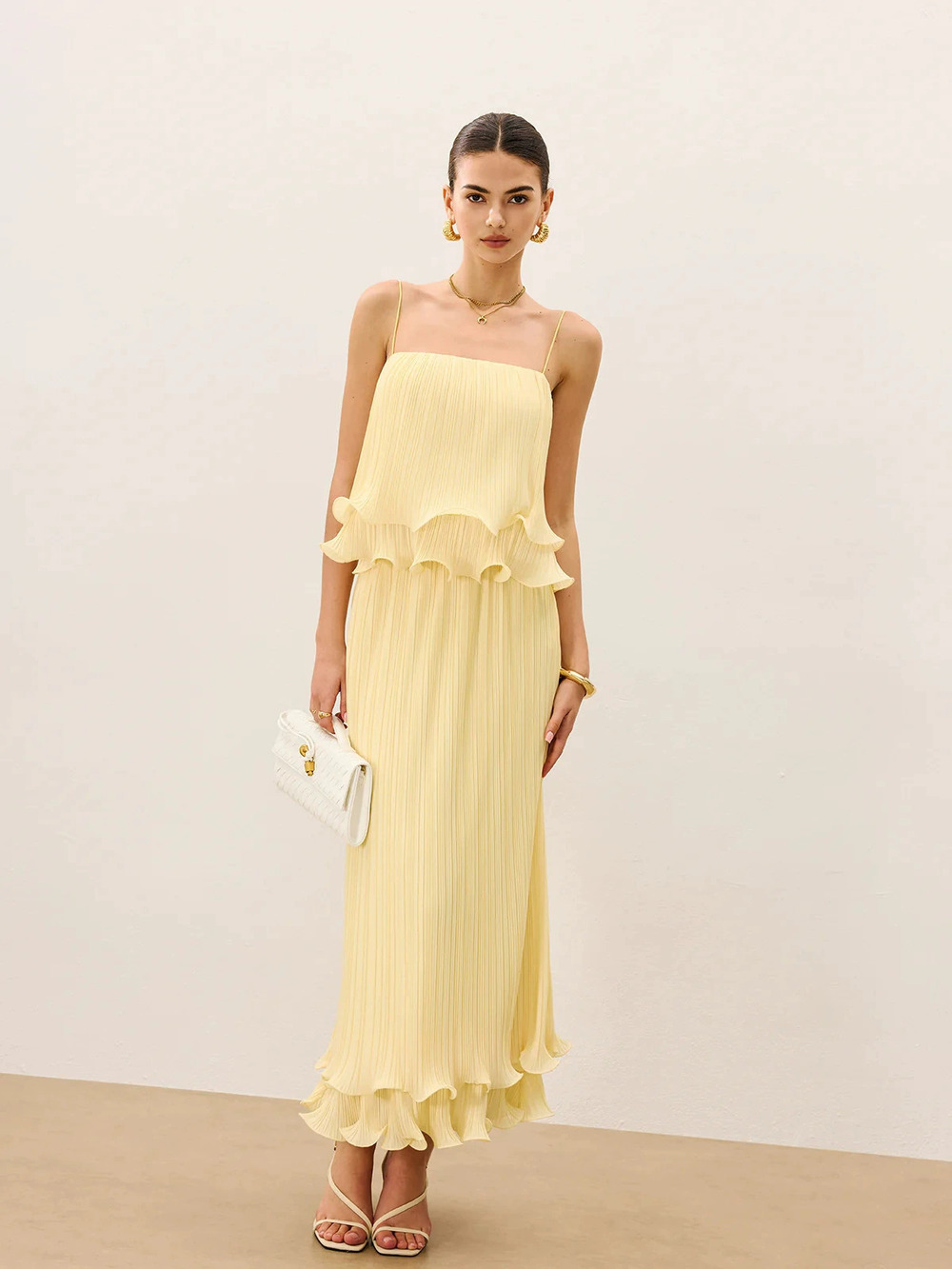 Zara Spring Summer Lace Top Designer Vacation Skirt 2-Piece Set